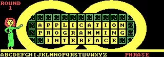 SHAREDATA, Inc's Wheel of Fortune game, but it says "Application Programming Interface." (Generated with Foone Turing's Death Generator.)
