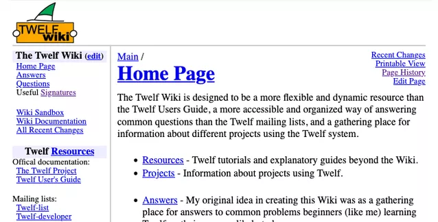 The original PmWiki version of the Twelf Wiki